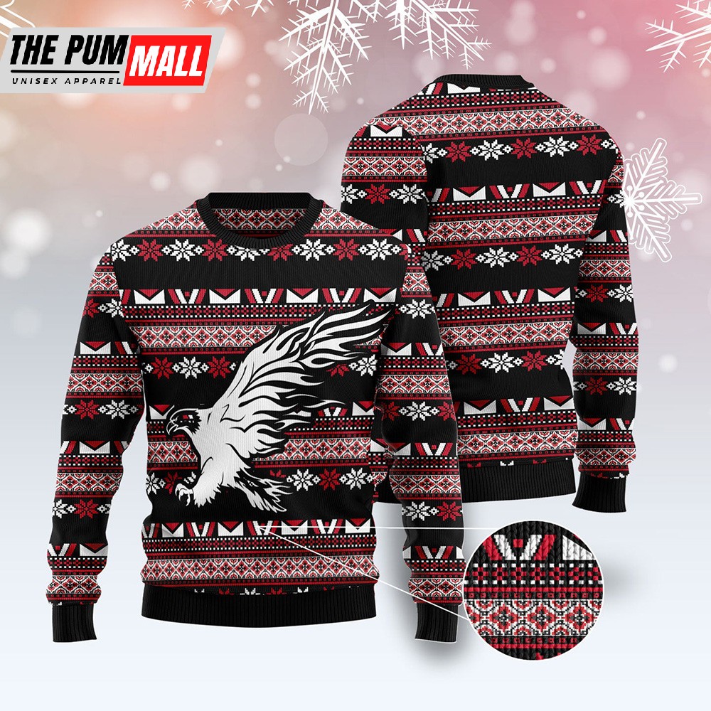 Eagle Native Ugly Christmas Sweater Christmas Outfits Gift