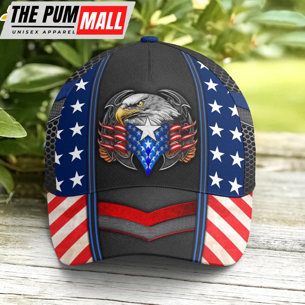 Eagles America US Flag Classic Baseball Cap