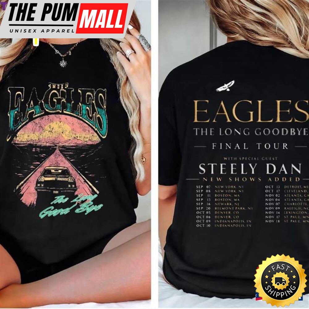 Eagles Final Tour 2023 Shirt Rock Gift For Fan Music T-Shirt