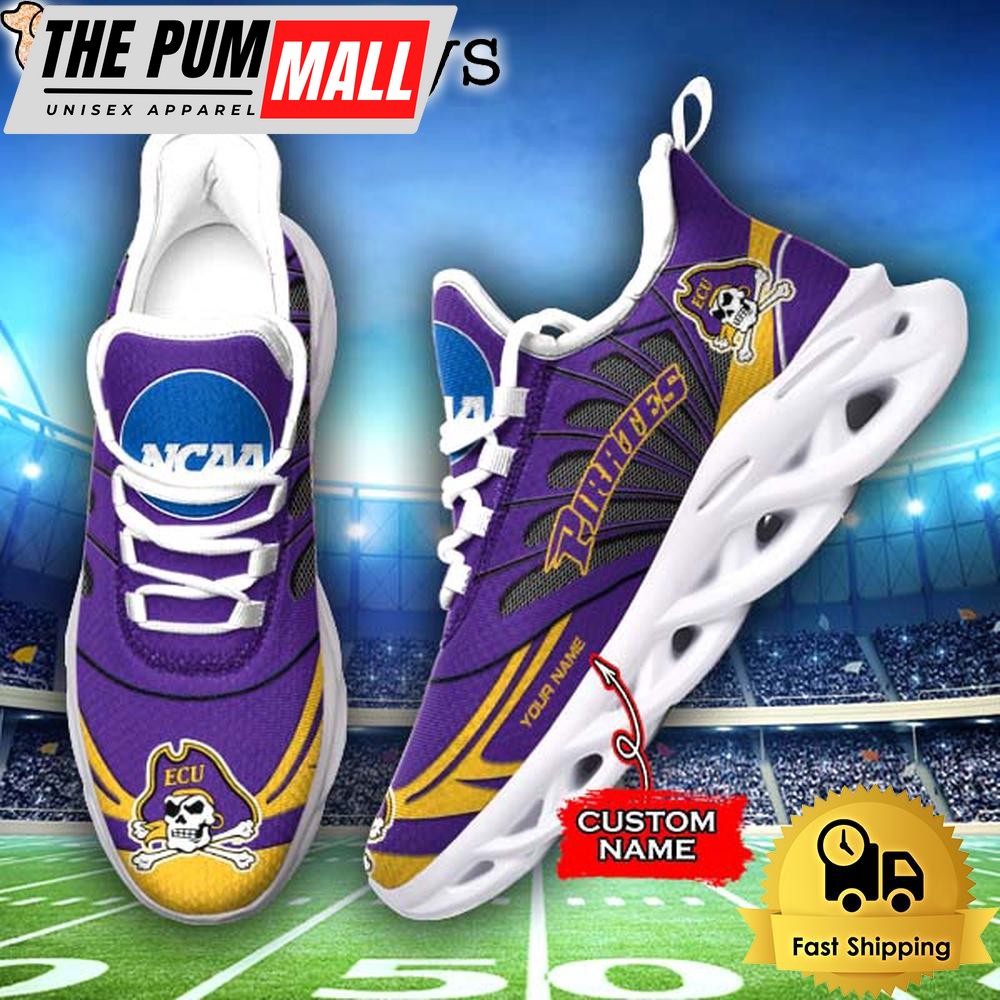 East Carolina Pirates NCAA Custom Max Soul Shoes Sneakers