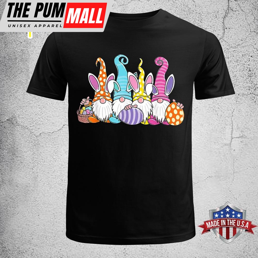 Easter Bunny Spring Gnome Easter Egg Hunting And Basket Shirt, Target Easter Baskets