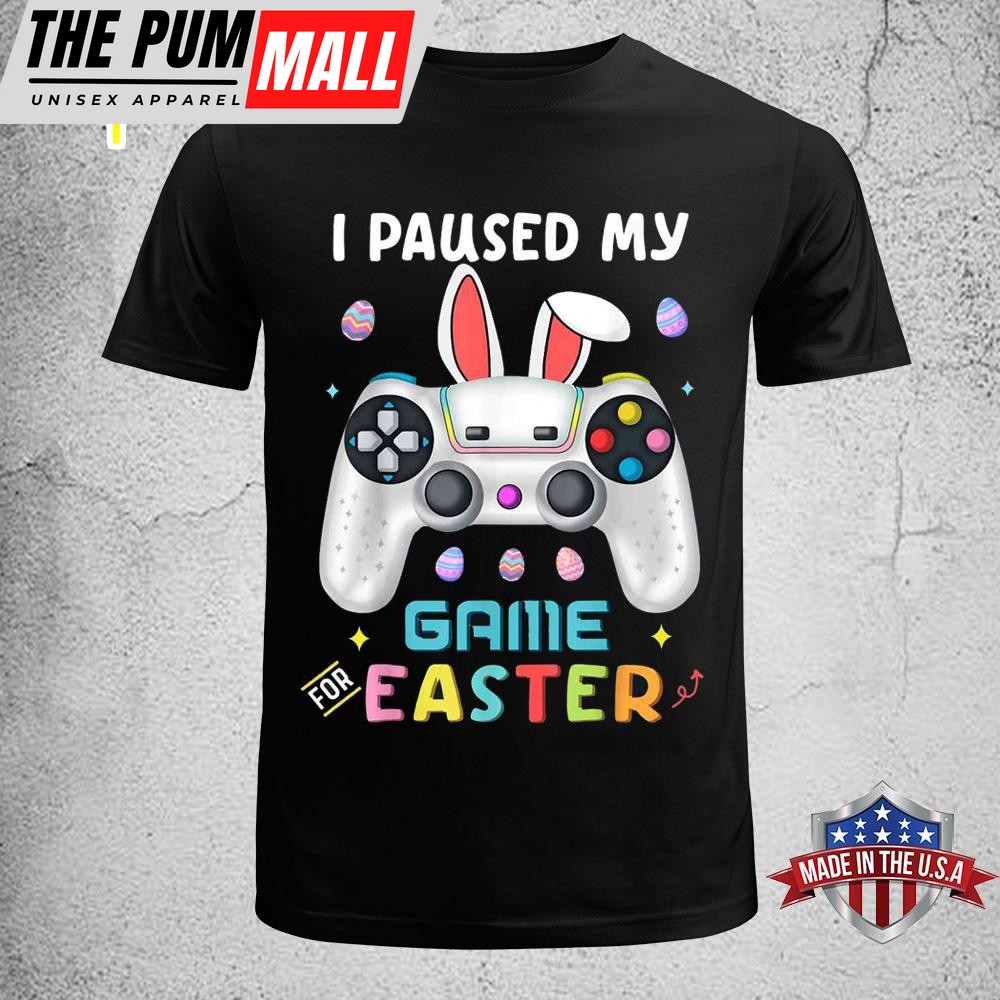 Easter Day Boys Kids Men Bunny Gamer Egg Funny Gaming Shirt, Easter Gifts For Men