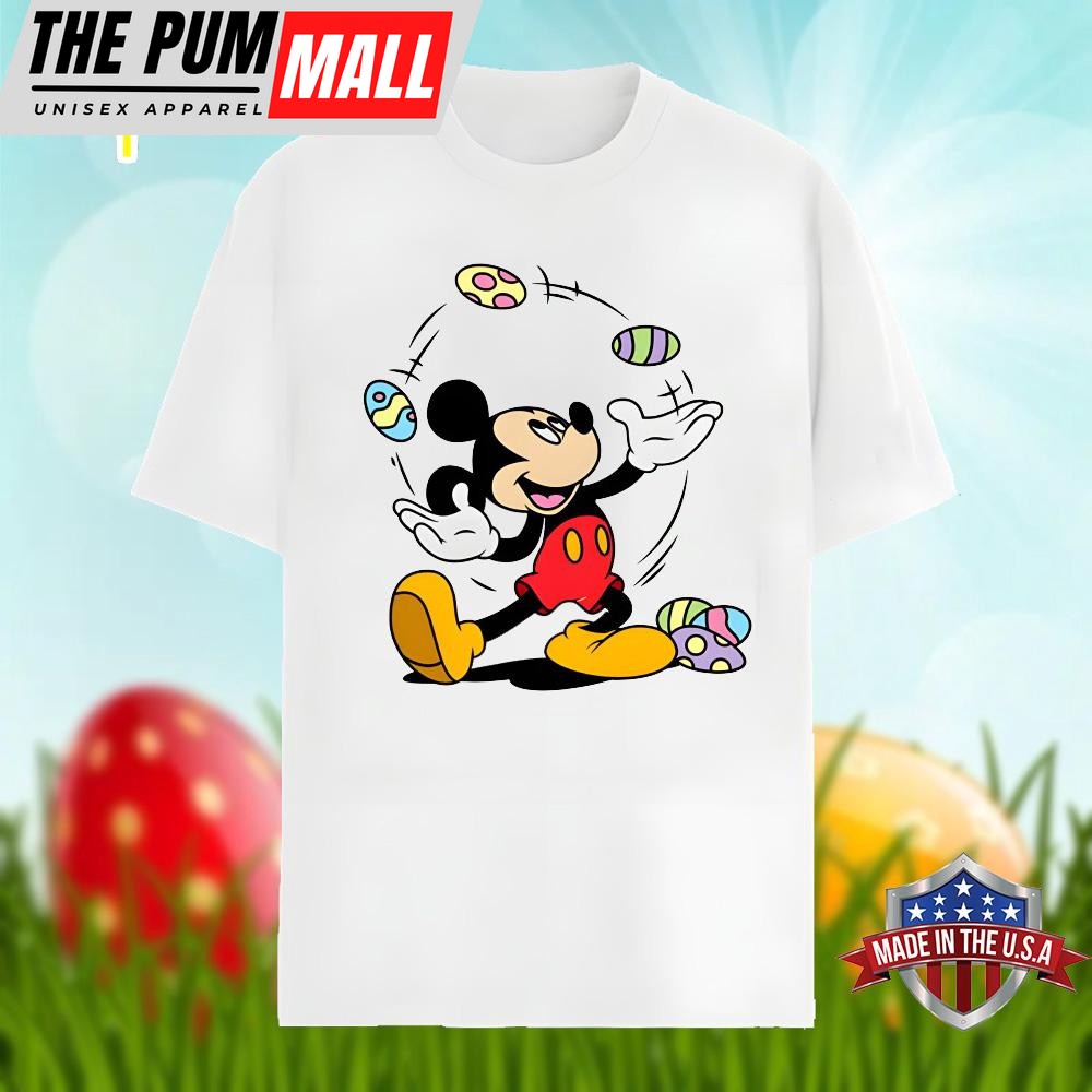 Easter Eggs With Mickey Mouse Shirt Holiday