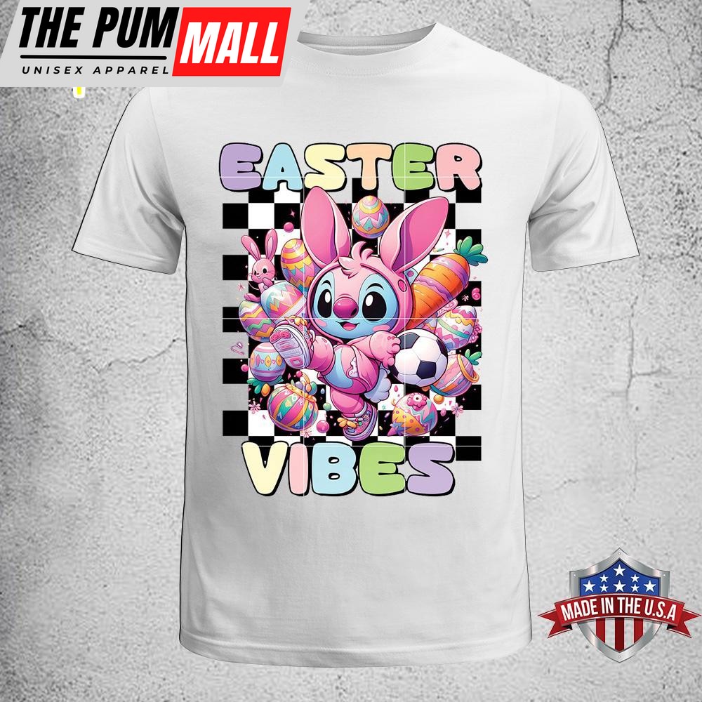 Easter Vibes Stitch Unisex T-Shirt