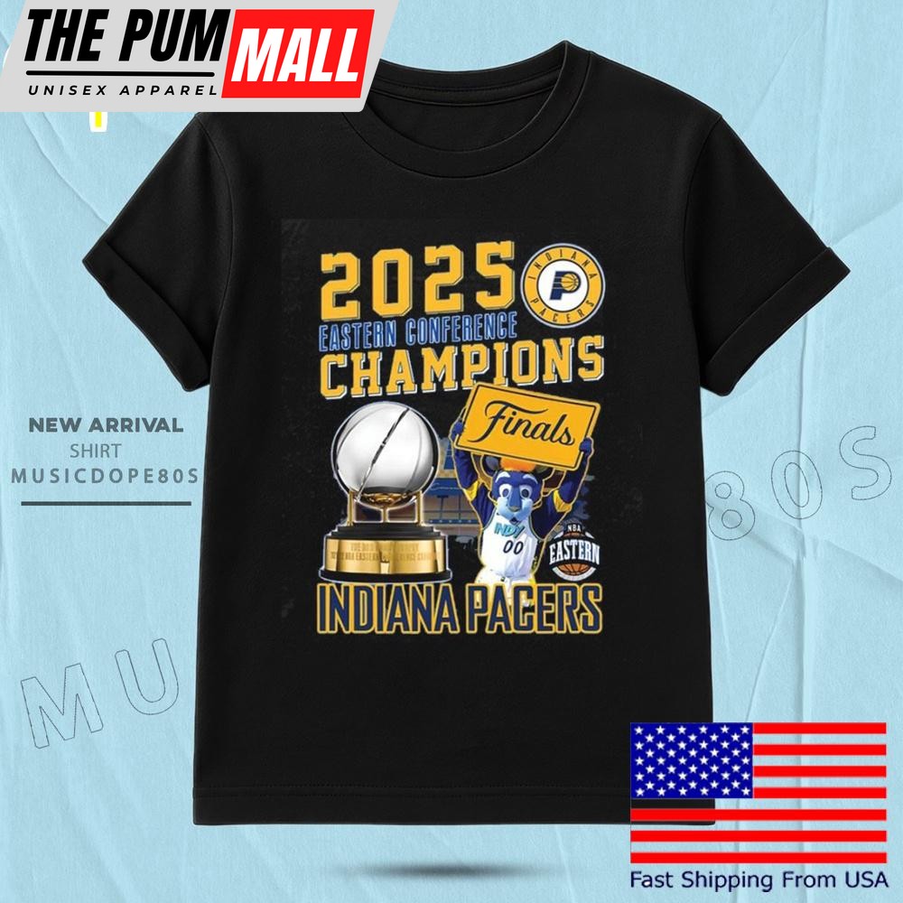 Eastern Conference Champions Finals Indiana Pacers Mascot T Shirt