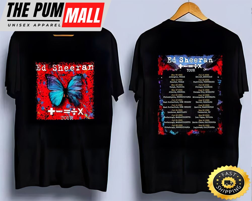 Ed Sheeran Concert Shirt Ed. Sheeran Shirt Mathematics Tour Unisex T-shirt