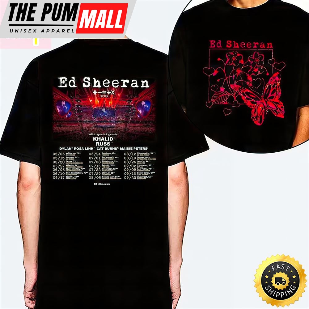 Ed Sheeran Fan Tour 2023 Unisex T-shirt