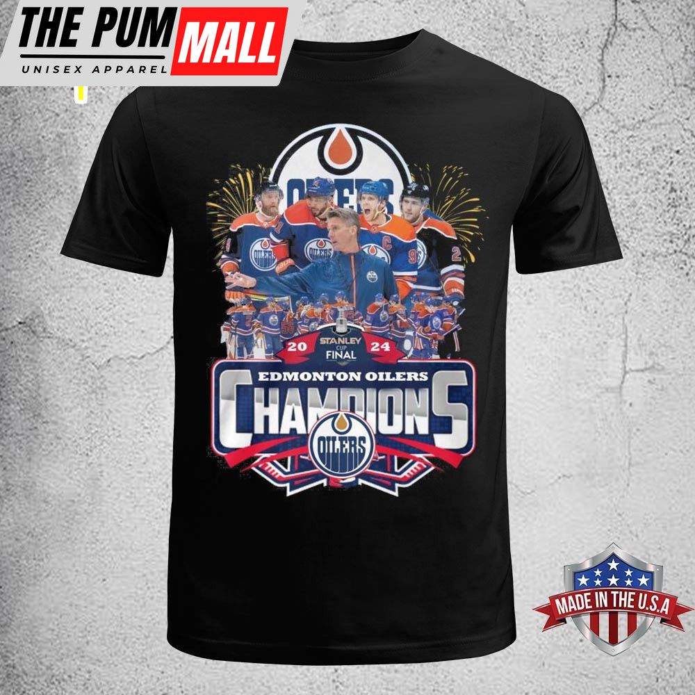 Edmonton Oilers NHL Western Conference 2025 Champions T-Shirt