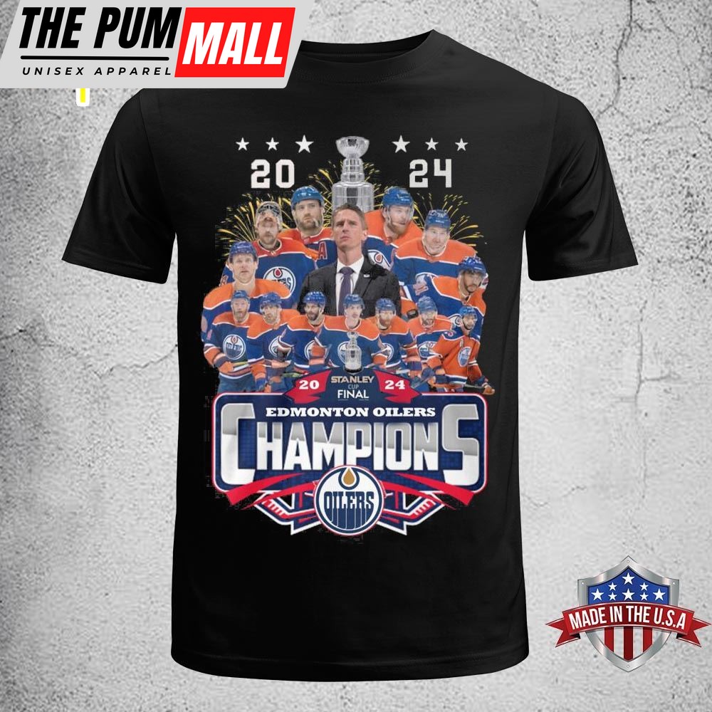 Edmonton Oilers NHL Western Conference 2025 Champions Unisex T-Shirt