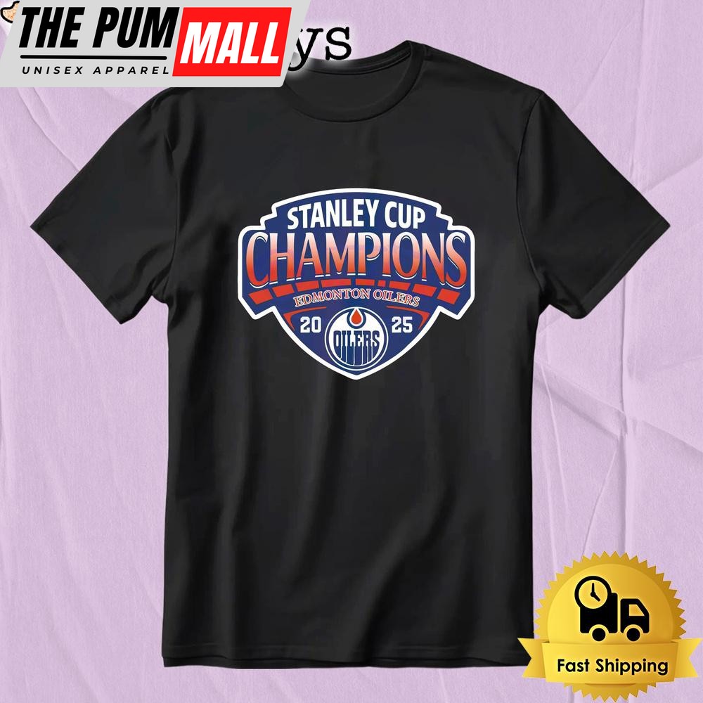 Edmonton Oilers Stanley Cup Champions 2025 T Shirt