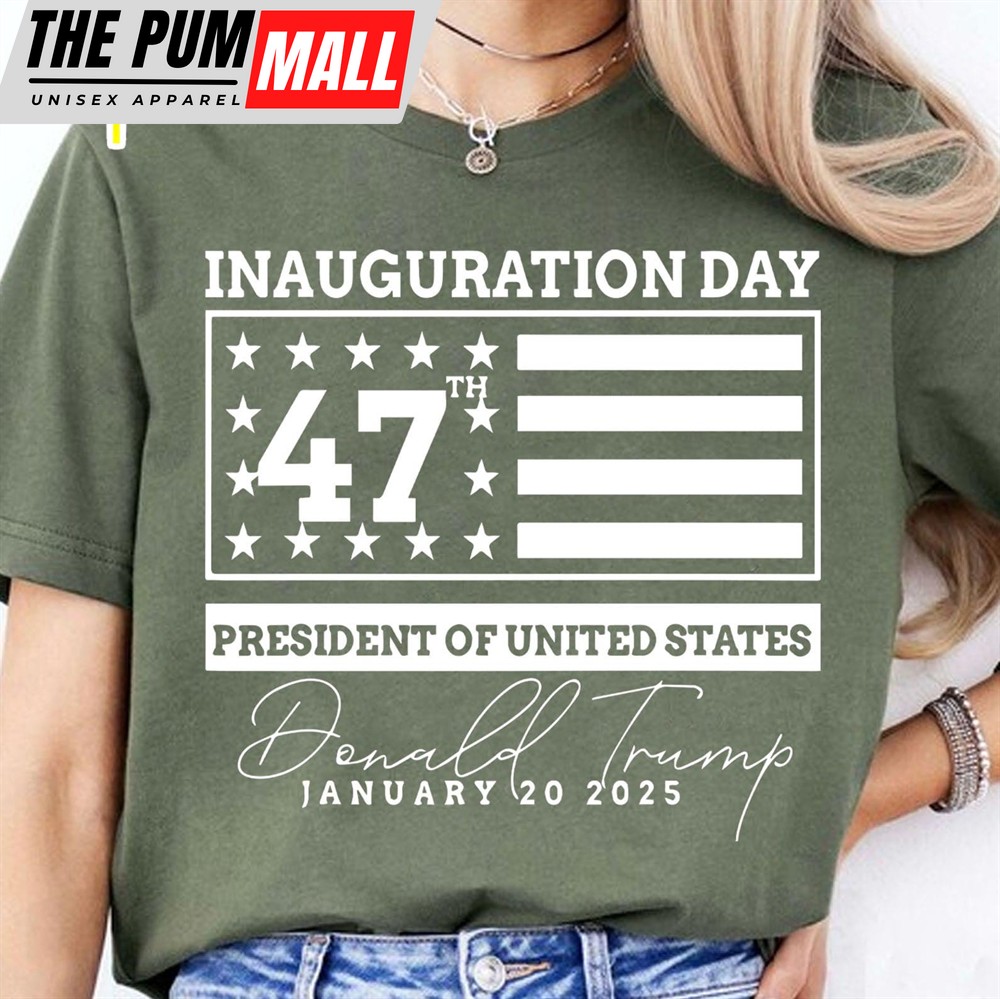 Election Inauguration Day, Trump 47th President Shirt, President Trump Won Shirt Dark