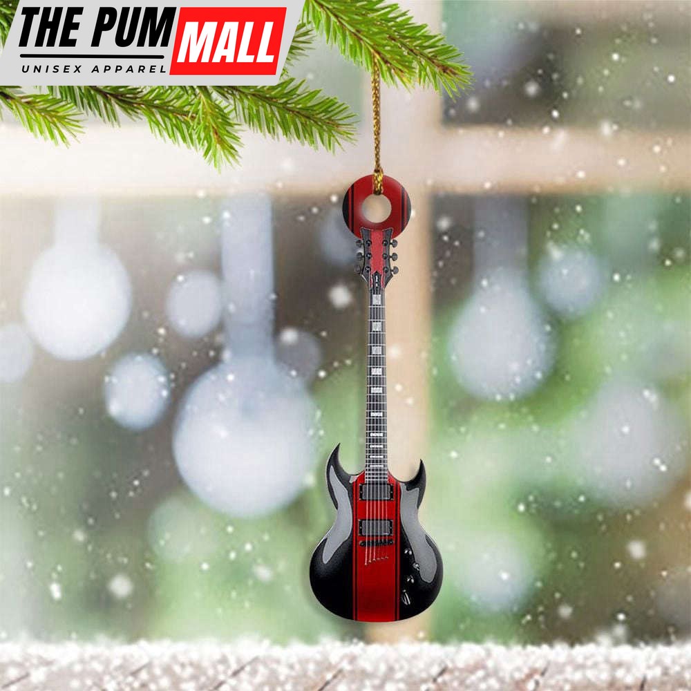 Electric Guitar Ornament Modern Christmas Ornaments Best Decorated Christmas Trees Limited Edition