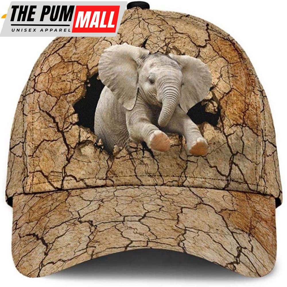 Elephant Land Simple and Beautiful Classic Baseball Cap