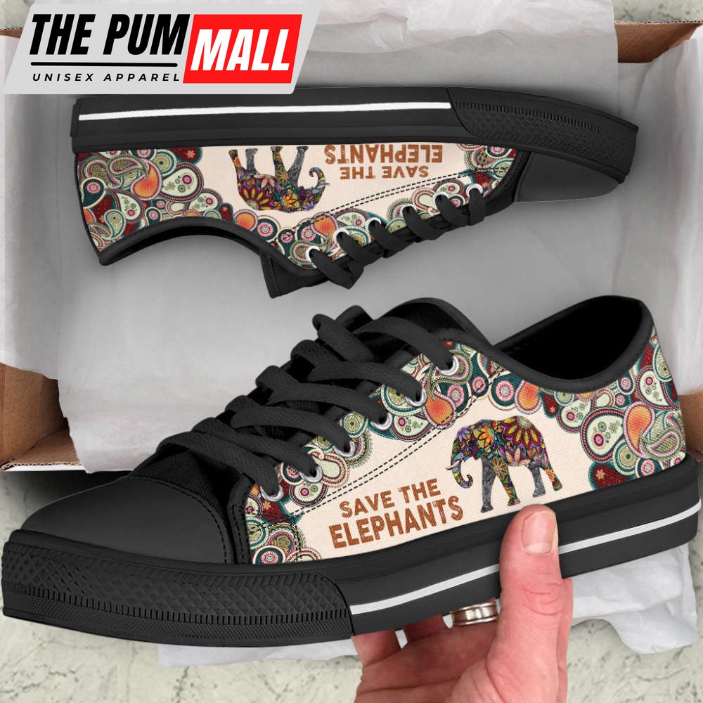 elephant-mandala-canvas-low-top-shoes-perfect-gift-for-adults-ha3tghfy Elephant Mandala Canvas Low Top Shoes: Perfect Gift for Adults