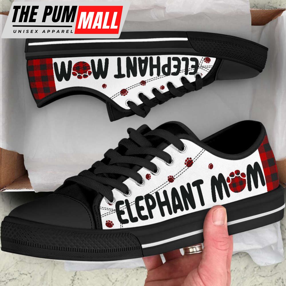 elephant-mom-paid-low-top-shoes-canvas-print-lowtop-casual-shoes-gift-for-adults-be1ez6xj Elephant Mom Paid Low Top Shoes Canvas Print Lowtop Casual Shoes Gift For Adults