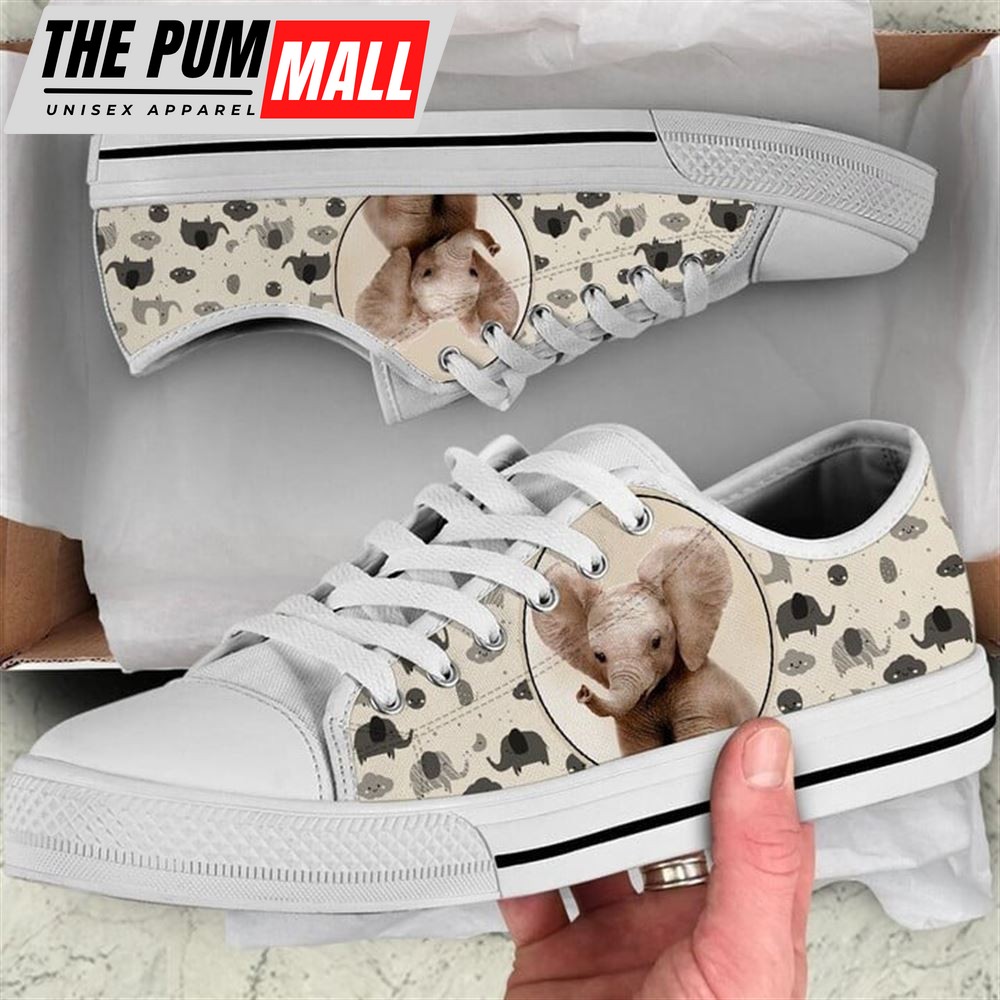 elephant-pattern-brown-canvas-low-top-shoes-low-top-shoes-mens-women-aslwb9zn Elephant Pattern Brown Canvas Low Top Shoes – Low Top Shoes Mens, Women