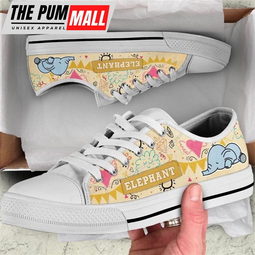 elephant-sketch-funny-canvas-low-top-shoes-low-top-shoes-mens-women-io7jltn7 Elephant Sketch Funny Canvas Low Top Shoes – Low Top Shoes Mens, Women