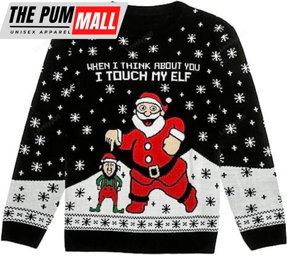 Elf Ugly Christmas Sweater Men Women Santa’s Elfie Funny Holiday Xmas Sweaters