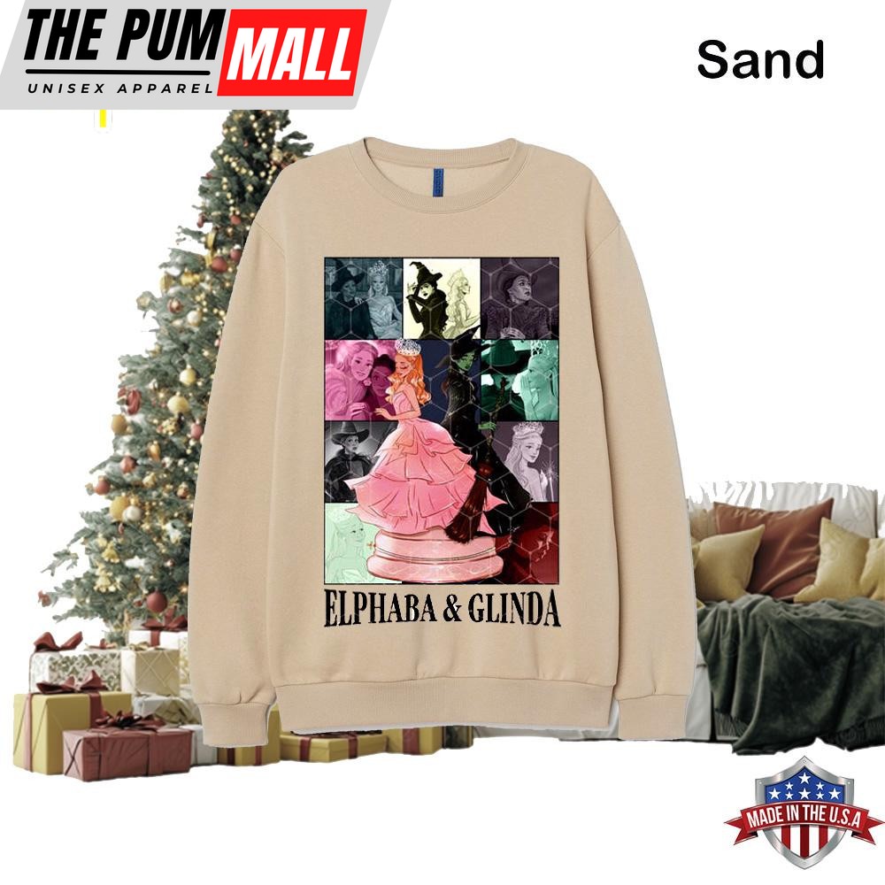 Elphaba And Glinda Wizard of Oz Sweatshirt