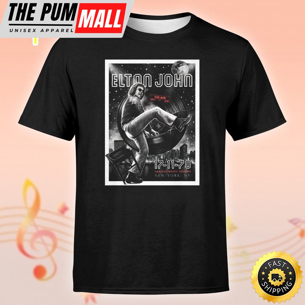 Elton John 17 11 70 50th Anniversary Unisex Tshirt