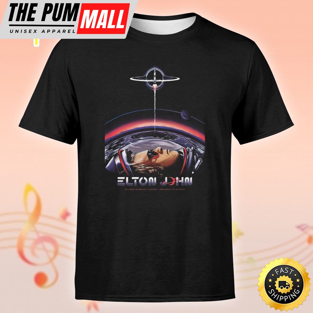 Elton John 2025 Tour World 2025 Unisex Tshirt