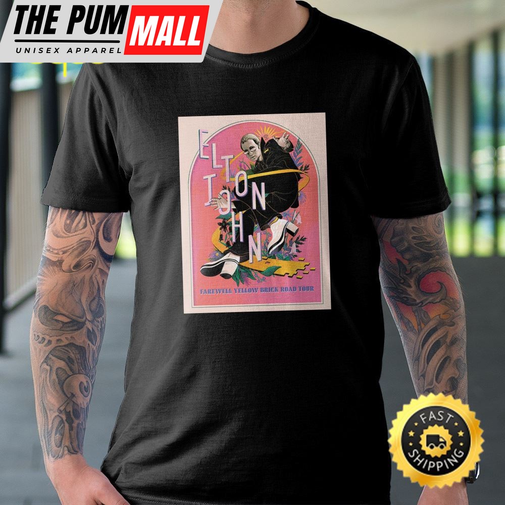 Elton John Farewell Yellow Brick Road Tour 2025 BC Place Unisex T-shirt