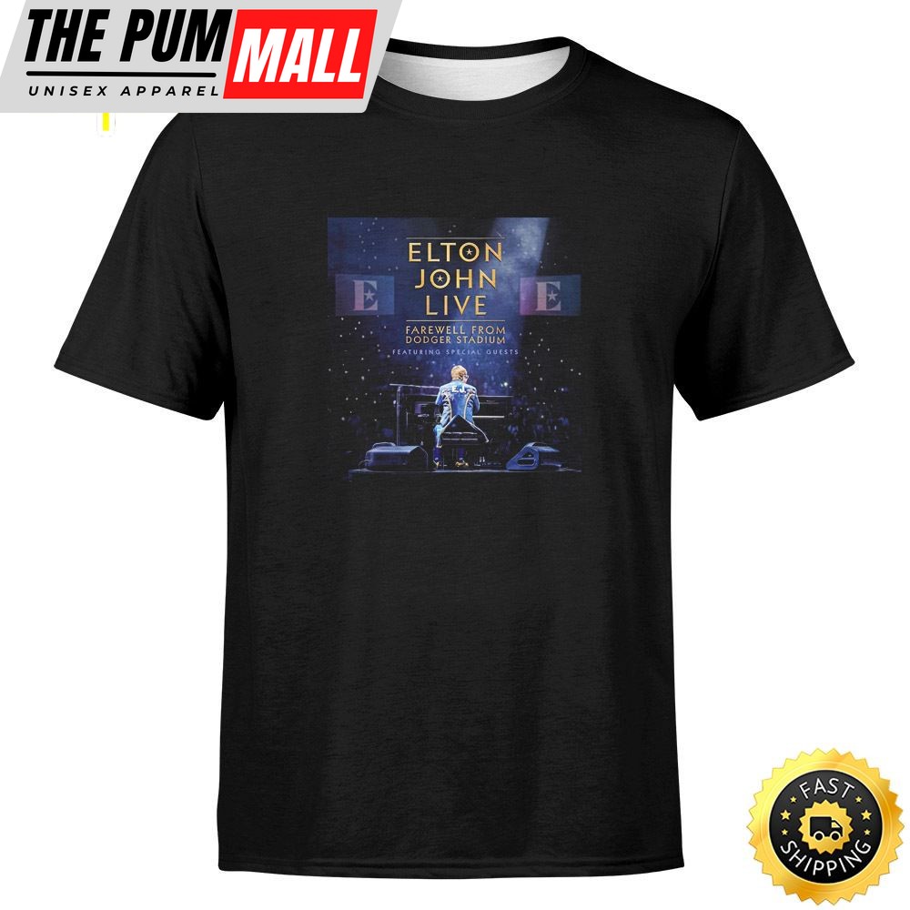 Elton John Live November 20 Farewell From Dodger Stadium Unisex T-shirt