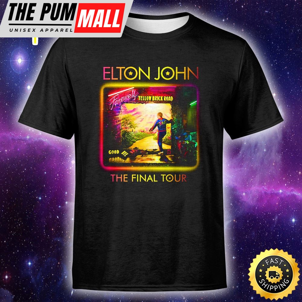 Elton John Setlist 2025 Farewell Tour Unisex Tshirt