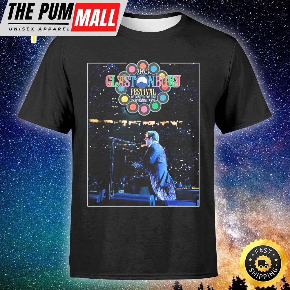 Elton John To Headline Sunday At Glastonbury 2025 Unisex T-Shirt