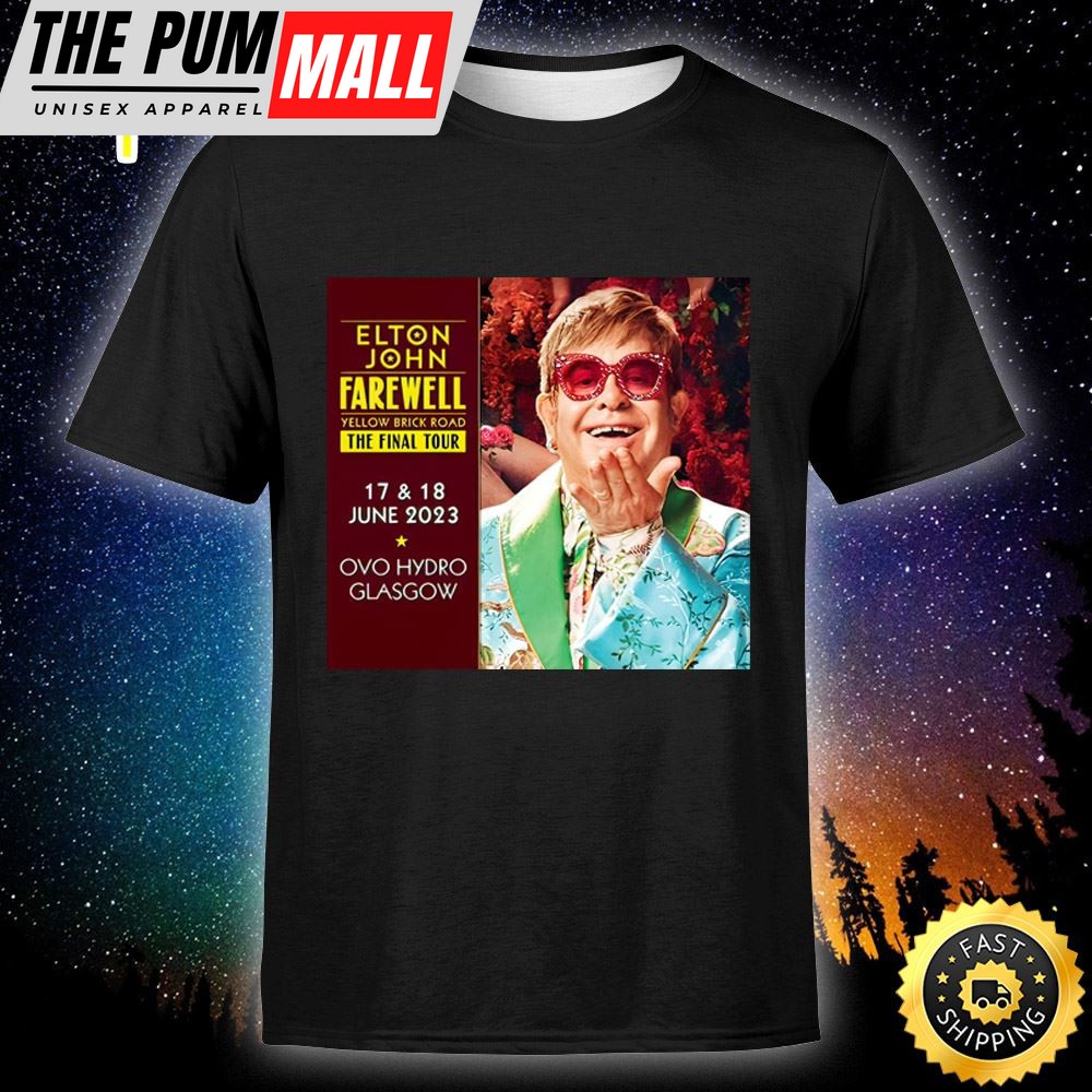 Elton John Tour 2025 Unisex T-shirt