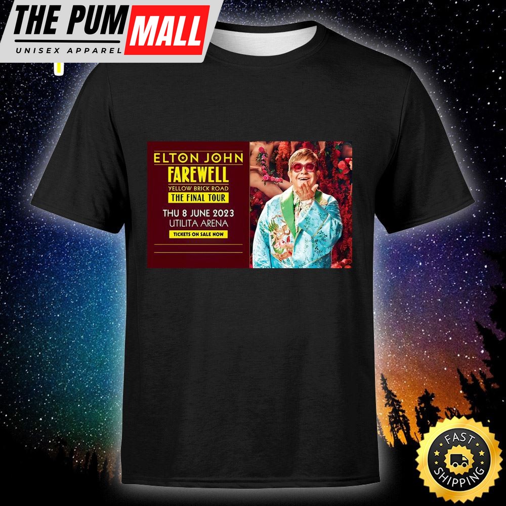 Elton Johns Final Farewell Yellow Brick Road Tour 2025 Unisex T-shirt