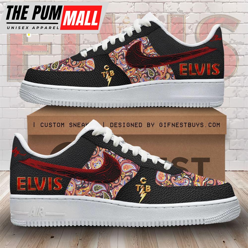 Elvis Presley The Kings Air Force 1 Sneaker Gift For Christmas