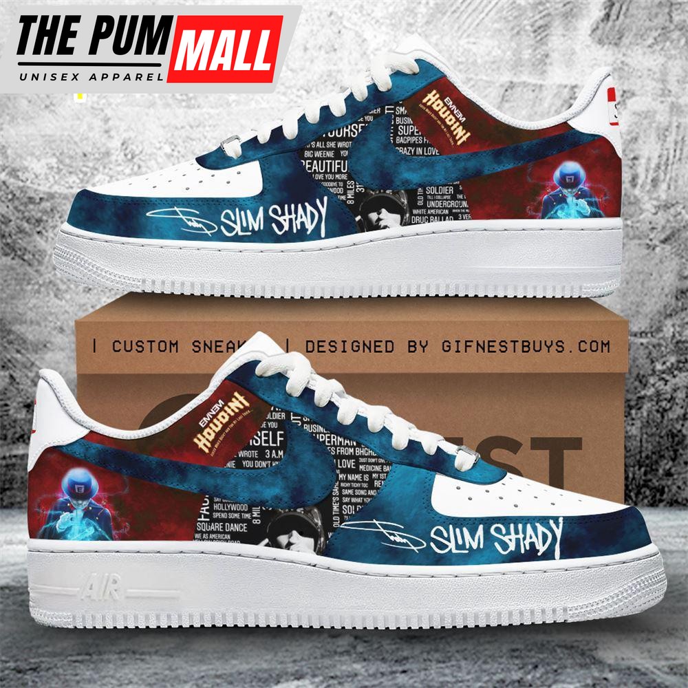 Eminem Air Force 1 Sneaker  Gift For Christmas