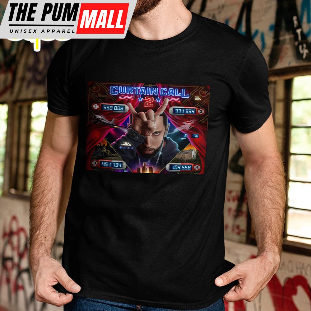 Eminem Greatest Hits Album Curtain Call 2 T-shirt