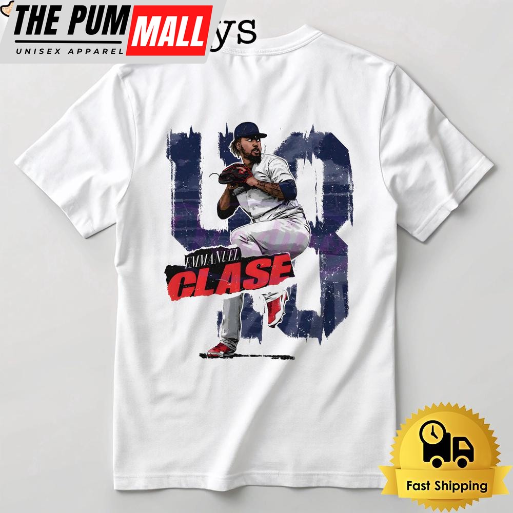 Emmanuel Clase Cleveland Rough Baseball T Shirt