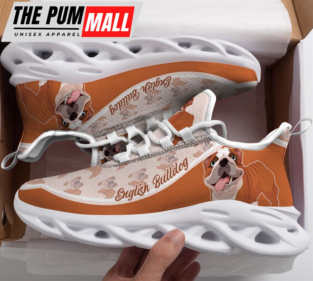 English Bulldog Max Soul Shoes For Women Men Kid, Gift For Pet Lover
