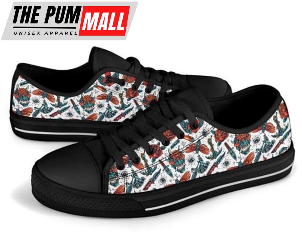 enya-sailor-skull-canvas-low-top-shoes-low-top-shoes-mens-women-v85ftyd6 Enya Sailor Skull Canvas Low Top Shoes – Low Top Shoes Mens, Women