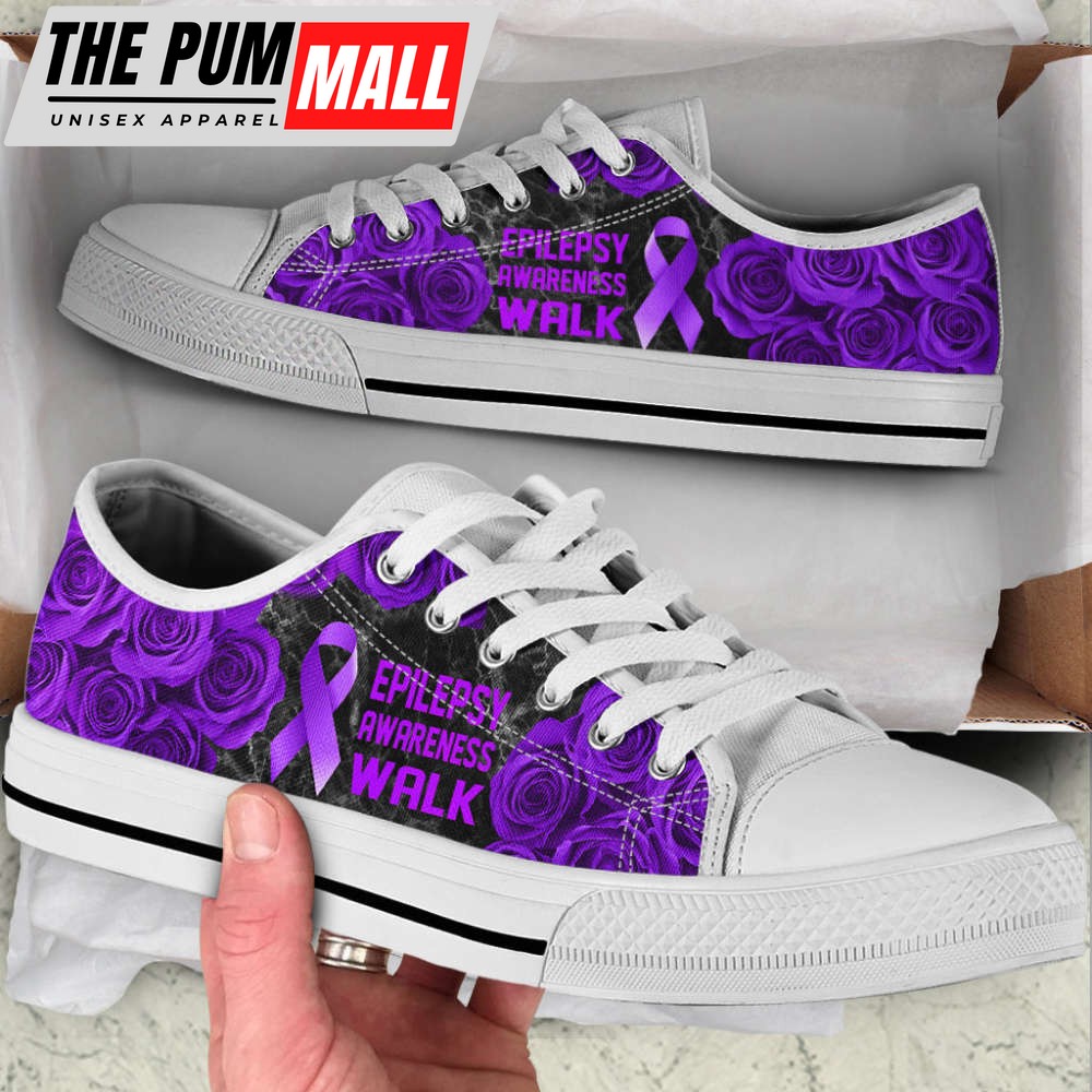 epilepsy-awareness-shoes-walk-low-top-shoes-canvas-shoes-e62xbryq Epilepsy Awareness Shoes Walk Low Top Shoes Canvas Shoes
