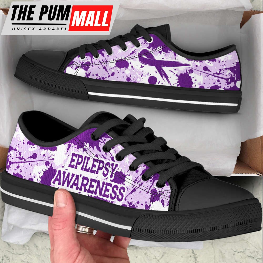 Epilepsy Shoes A Splash Low Top Shoes Canvas Shoes – A Playful Choice