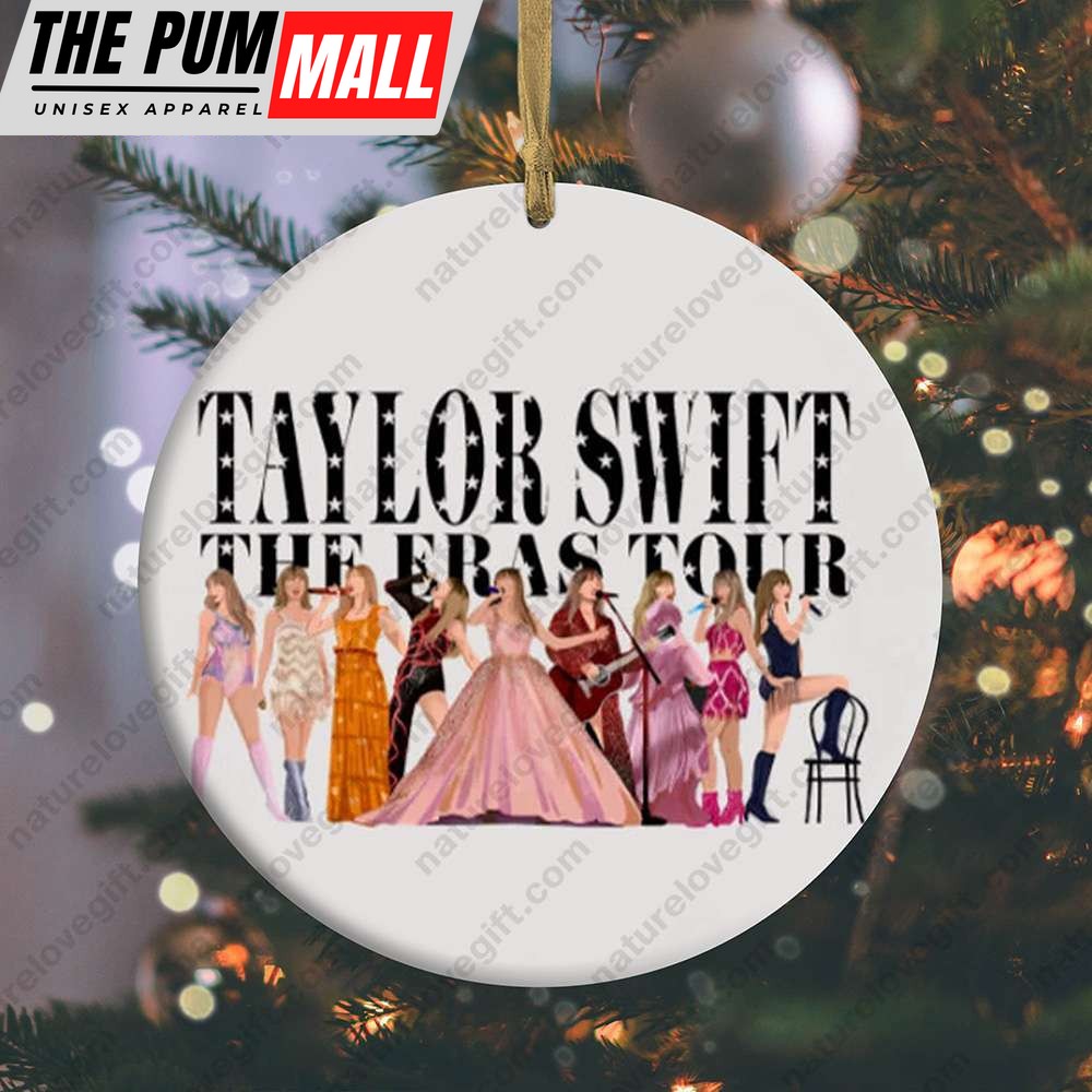 Eras Tour 2023 Taylor Swift Christmas Ornament Swiftie Fan Gifts Limited Edition