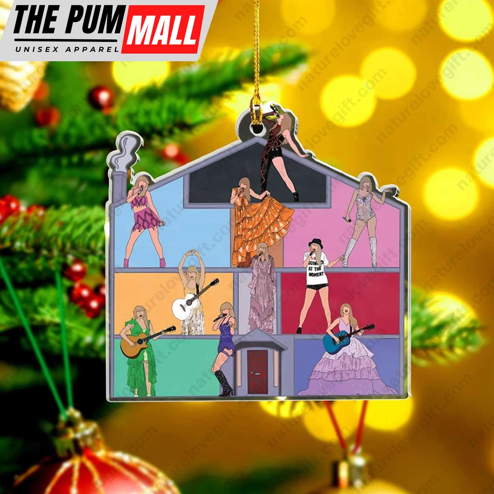 Eras Tour Lover House Taylor Swift Ornament Christmas Tree Decor for Fans Limited Edition