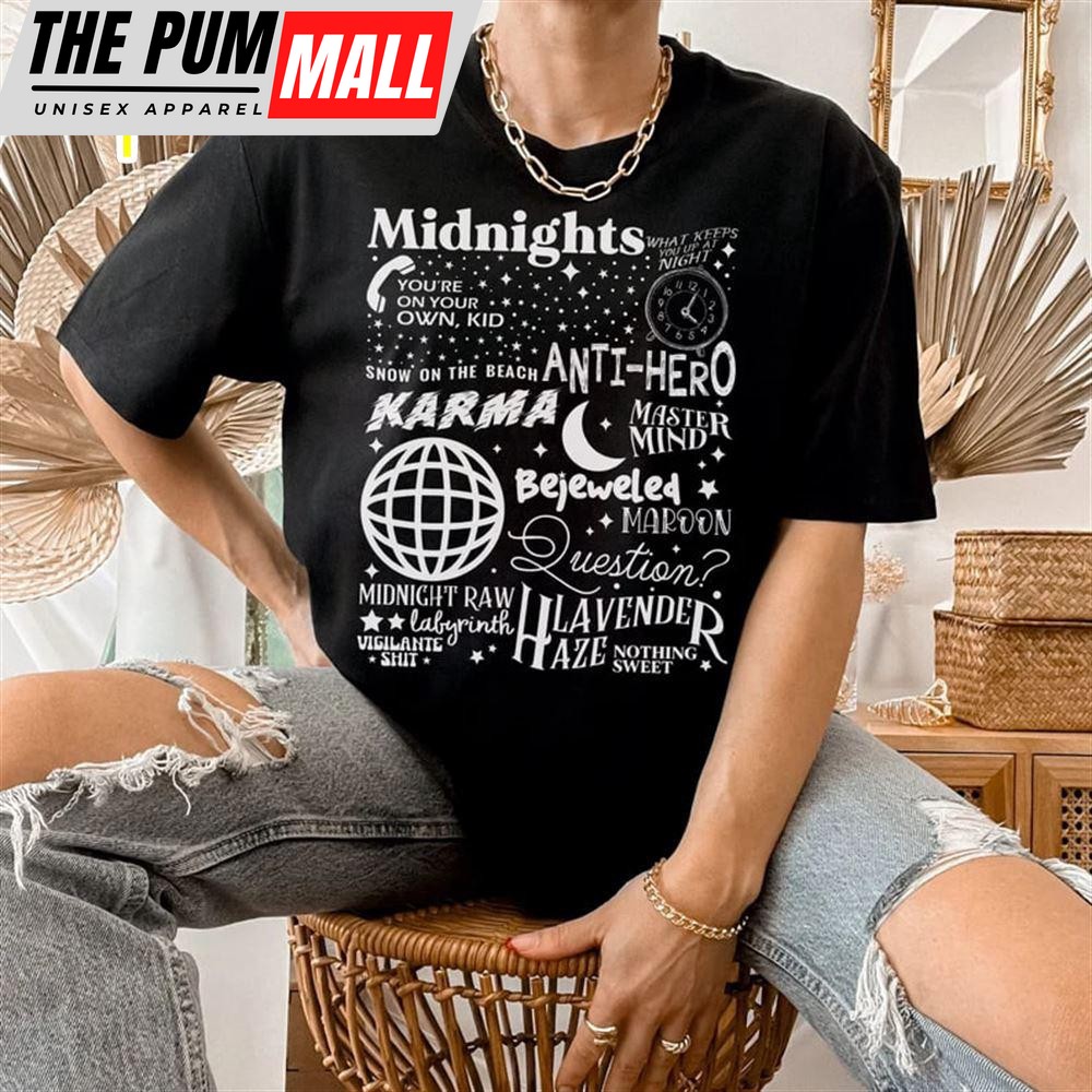 Eras Tour Taylor Swiftie Tshirt Midnights Merch Gift For Friends – Mother Of Cats