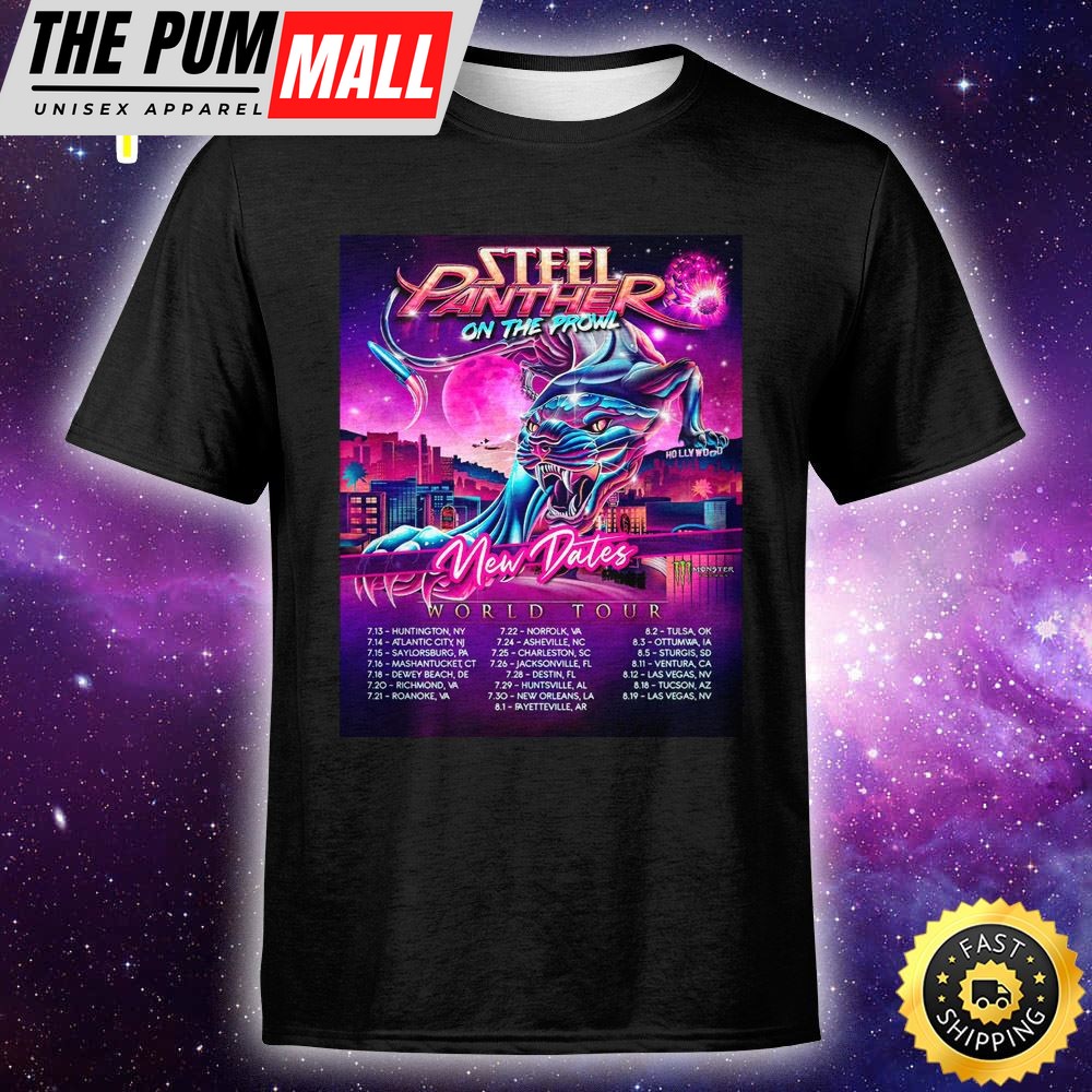 Event Steel Panther 18-08-2025 Tucson The Rialto Theatre United States Unisex T-shirt