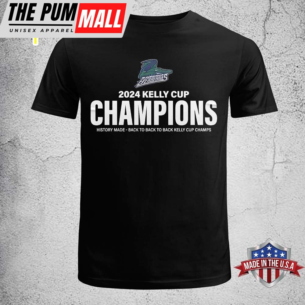 Everblades Back To Back To Back 2025 Kelly Cup Champions Shirt