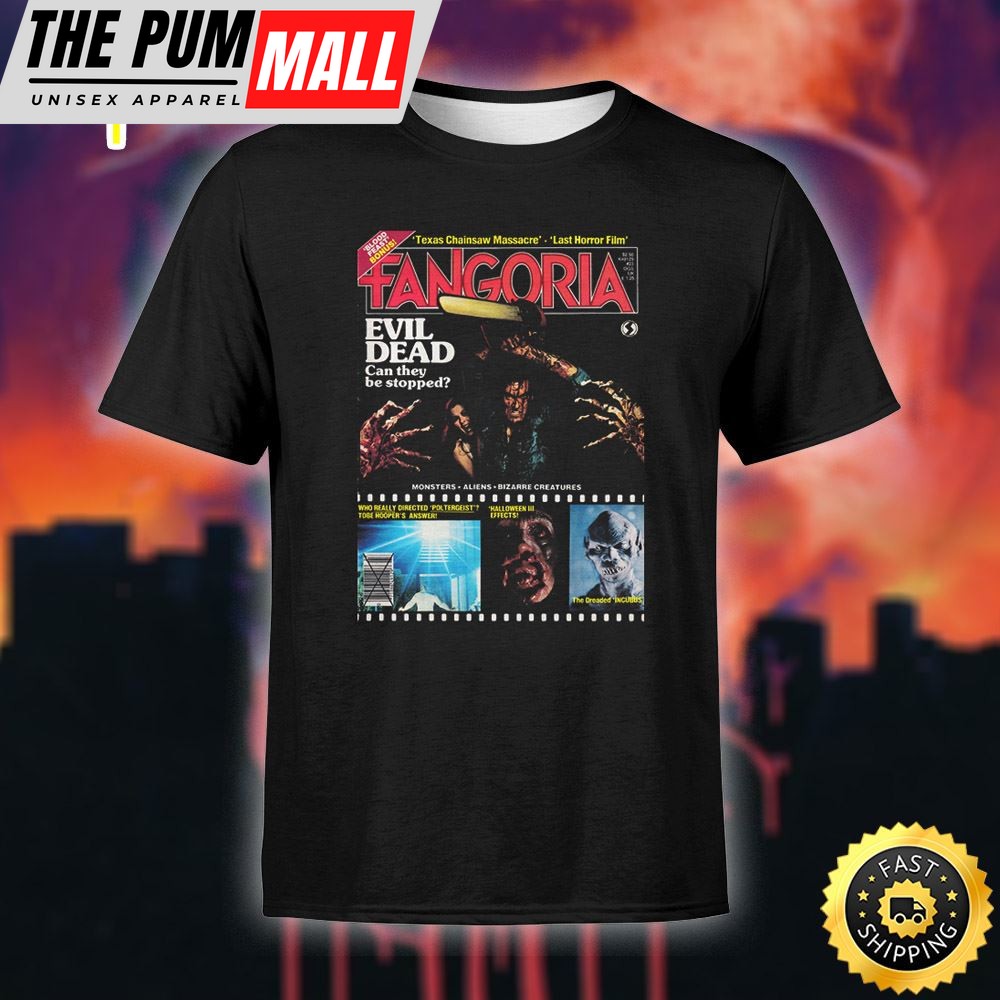 Evil Dead Can They Be Stopped Unisex Black T-Shirt