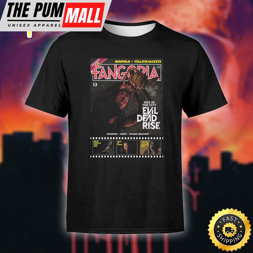 Evil Dead Rise Hex In The City Unisex Black T-Shirt