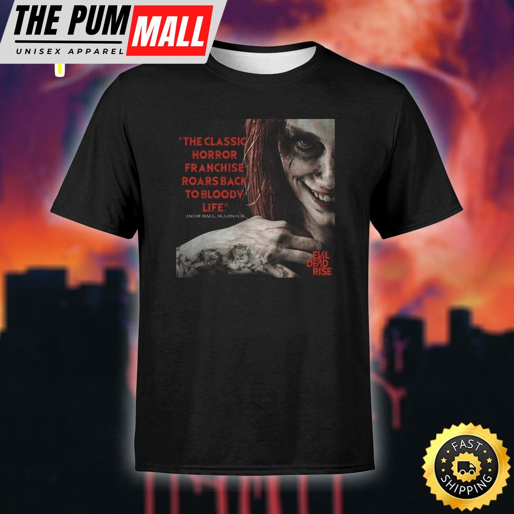 Evil Dead Rise The Class Horror Unisex Black T-Shirt