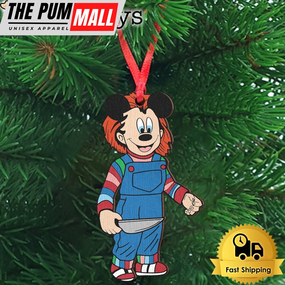 Evil Mouse Doll Wooden Ornament Limited Edition