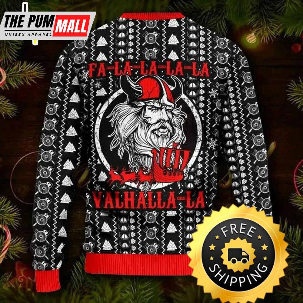 falalalala-valhallala-red-pattern-viking-ugly-christmas-sweater-viking-ugly-swe-9uka7gsu Falalalala Valhallala Red Pattern Viking Ugly Christmas Sweater, Viking Ugly Sweater