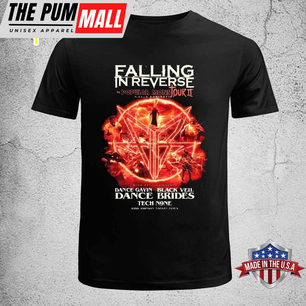 Falling In Reverse Popular Monstour Ii 2025 Unisex T-Shirt